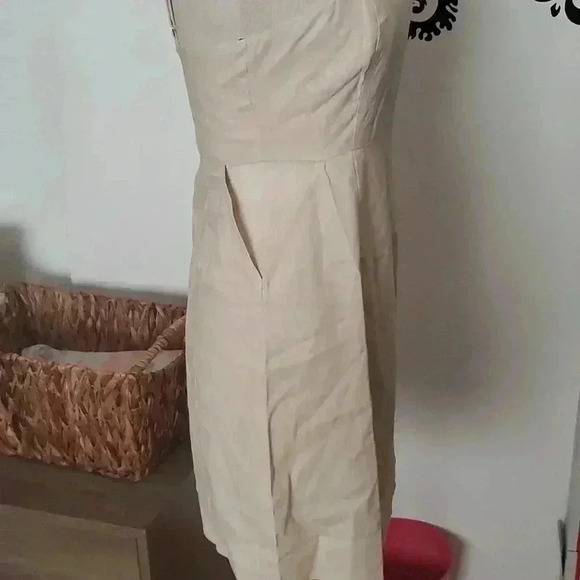 Linen/rayon short dress - Picture 4 of 7